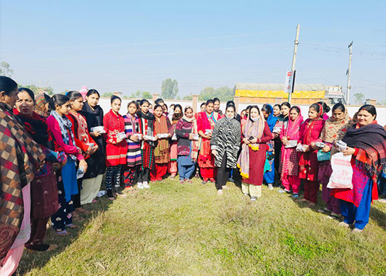 Rural Uthaan Mission organised women health awareness campaign on Menstrual hygiene in many districts of Jammu and Kashmir